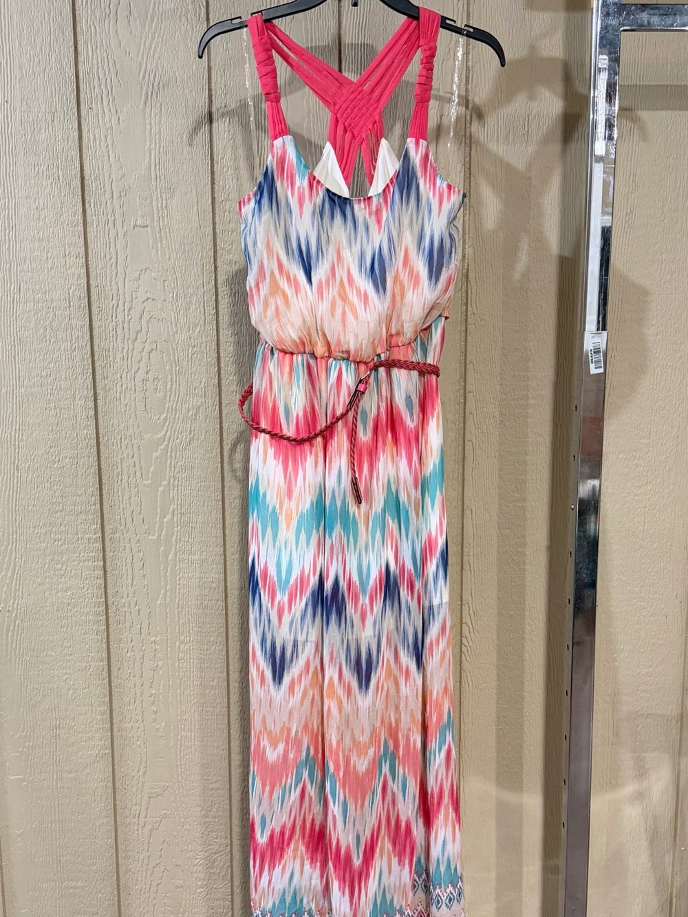 Maurices Multicolor Blue and Pink Summer Dress